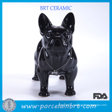 Best Friend Black Resin French Bulldog